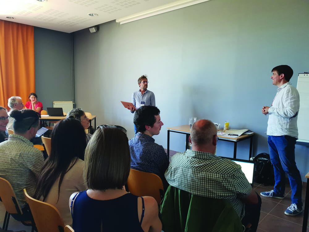 Intervention de Ombelliscience lors d'un atelier de AMCSTI