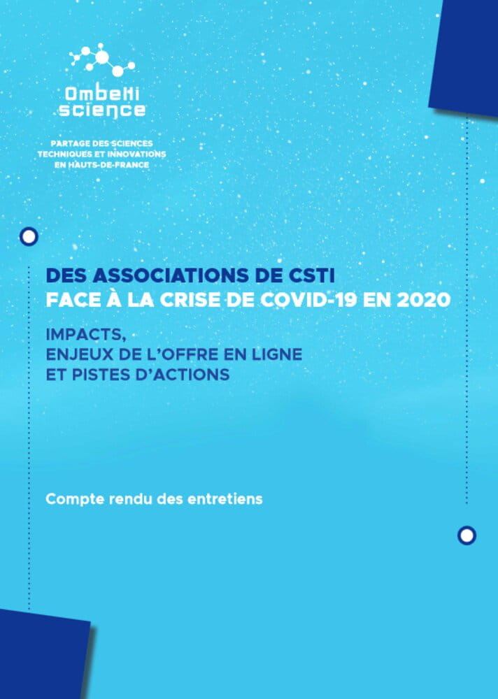 Compte rendu des entretiens des associations de CSTI face à la crise de COVID-19 en 2020