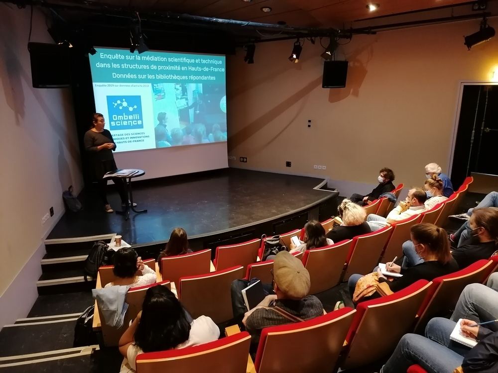 Intervention de Ombelliscience sur la médiation scientifique pour la Bibliothèque de Montreuil